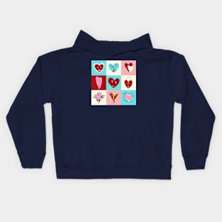 Heart designs Kids Hoodie